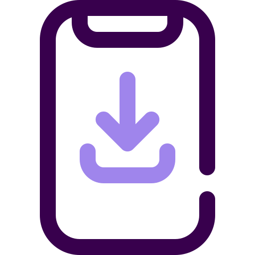 Smartphone with Download Icon